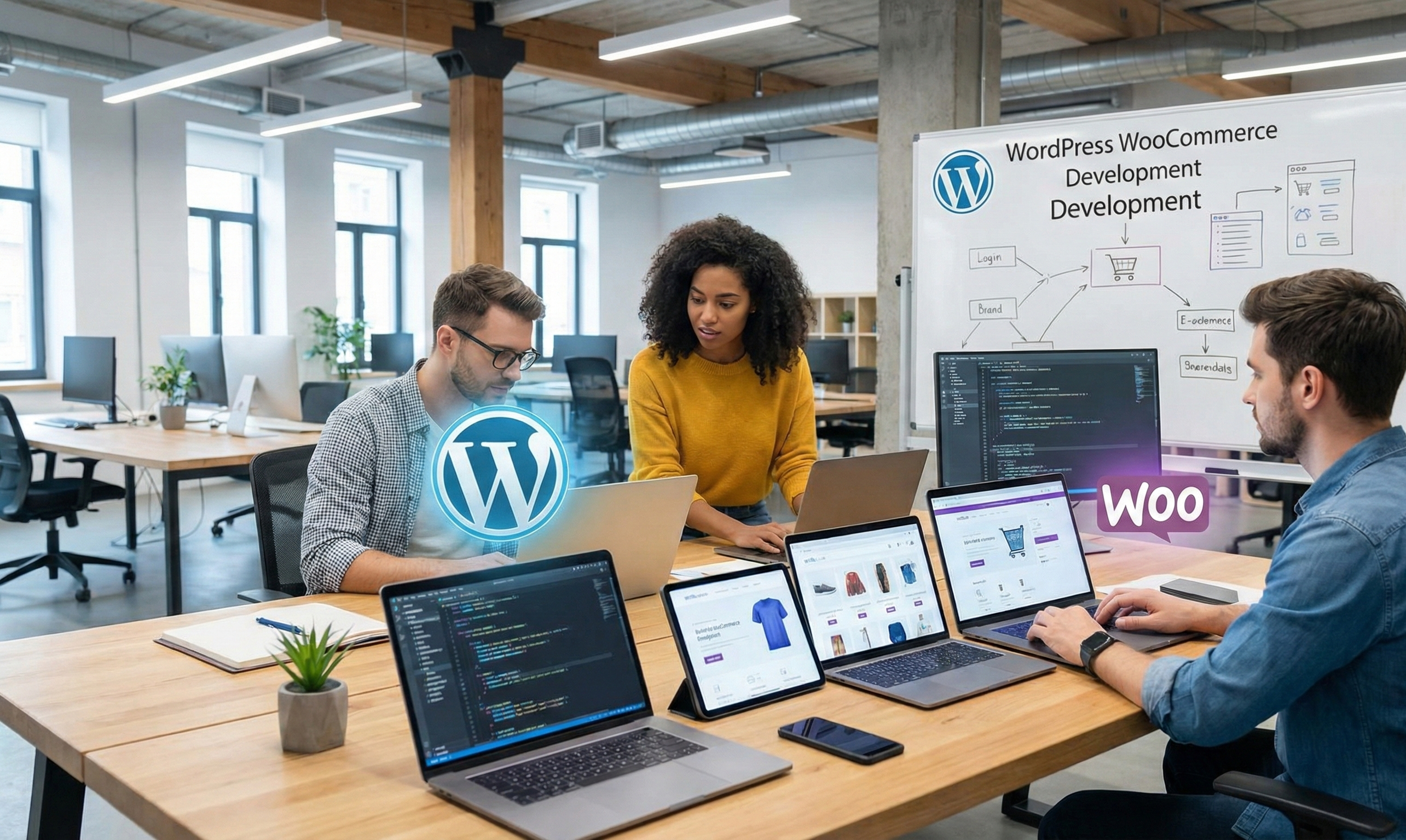 This image represents WPWebsiteFix WordPress WooCommerce Development Services delivering fast, scalable online stores.