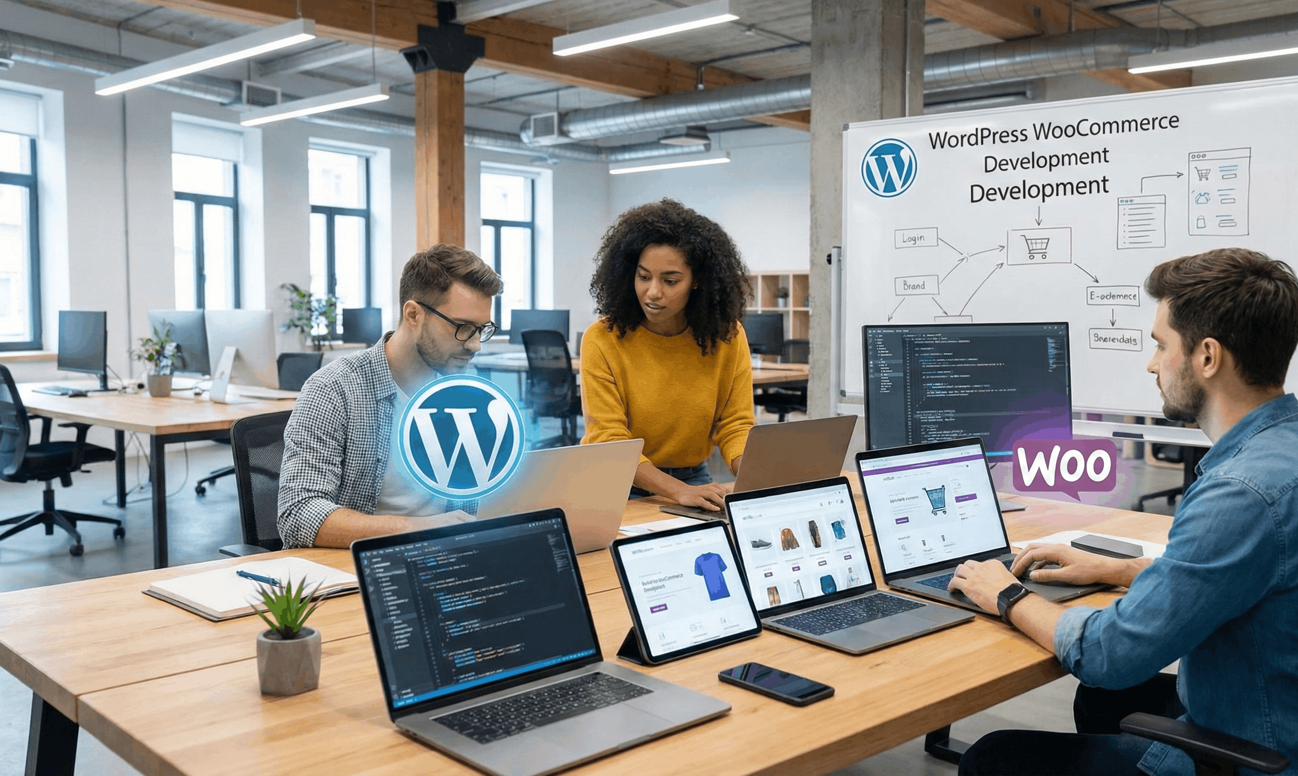 This image represents WPWebsiteFix WordPress WooCommerce Development Services delivering fast, scalable online stores.