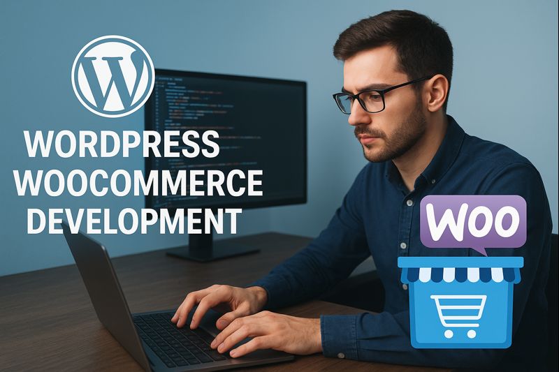 This image represents WPWebsiteFix WordPress WooCommerce Development Services delivering fast, scalable online stores.