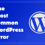 The most common WordPress error